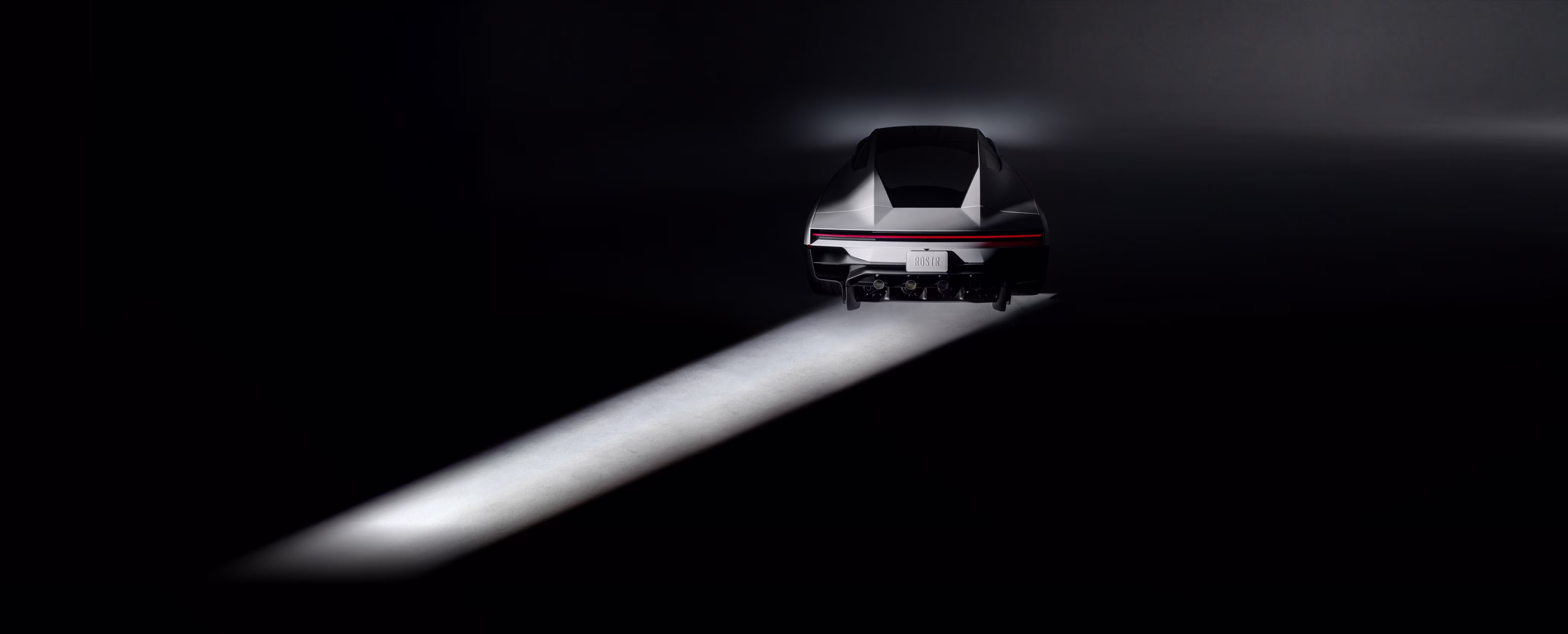 Back view of Roadster